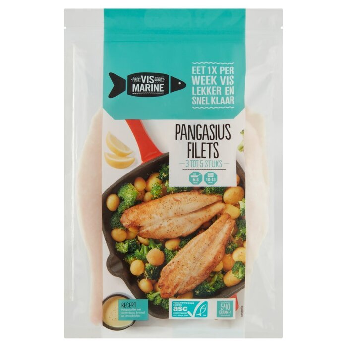 Vis Marine Pangasiusfilets 540 g (540g)