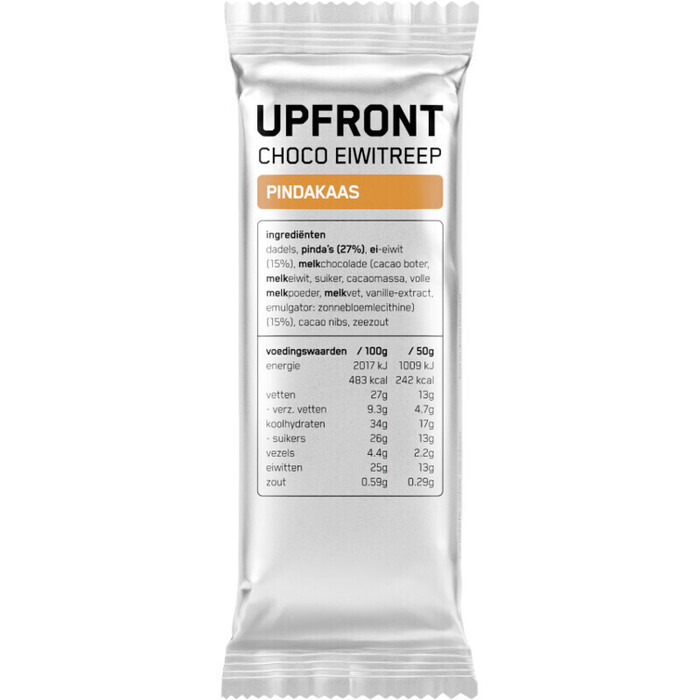 Upfront Choco eiwitreep pindakaas (50g)