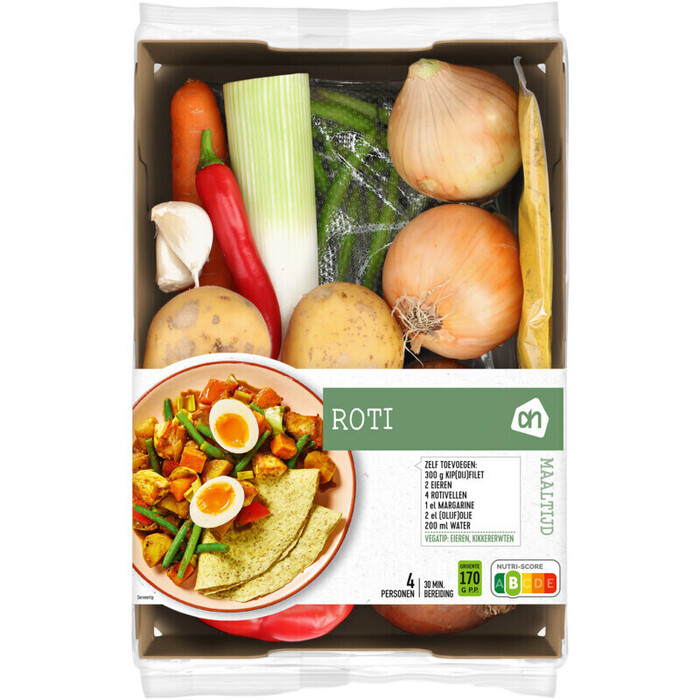 AH Surinaamse roti verspakket