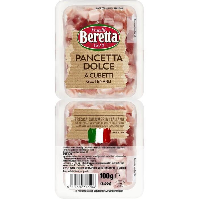 Beretta Pancetta blokjes (100g)