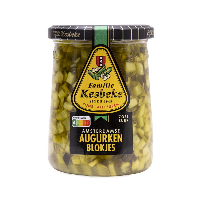 Kesbeke Amsterdamse Augurken Blokjes 495 g (495g)