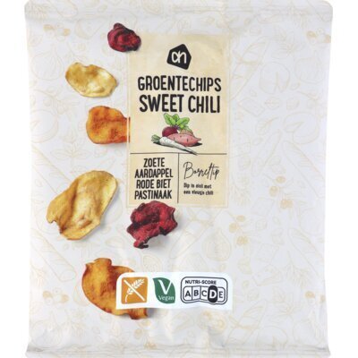 AH Groentechips sweet chili (75g)