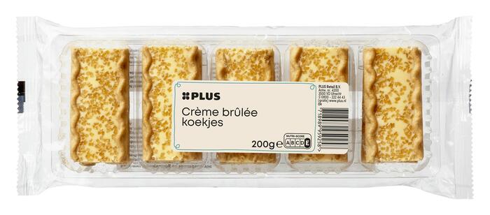 PLUS Crème Brulée koekjes