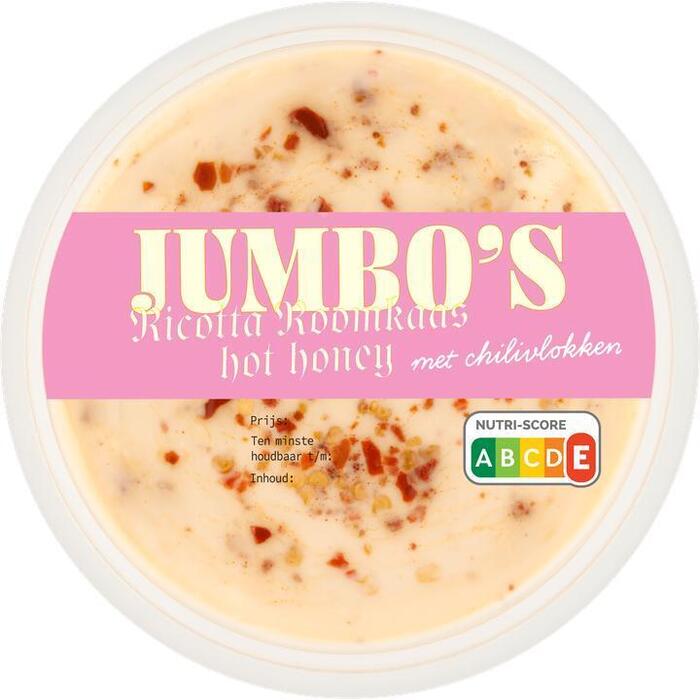 Jumbo's Ricotta Roomkaas Hot Honey met Chilivlokken 140 g (140g)