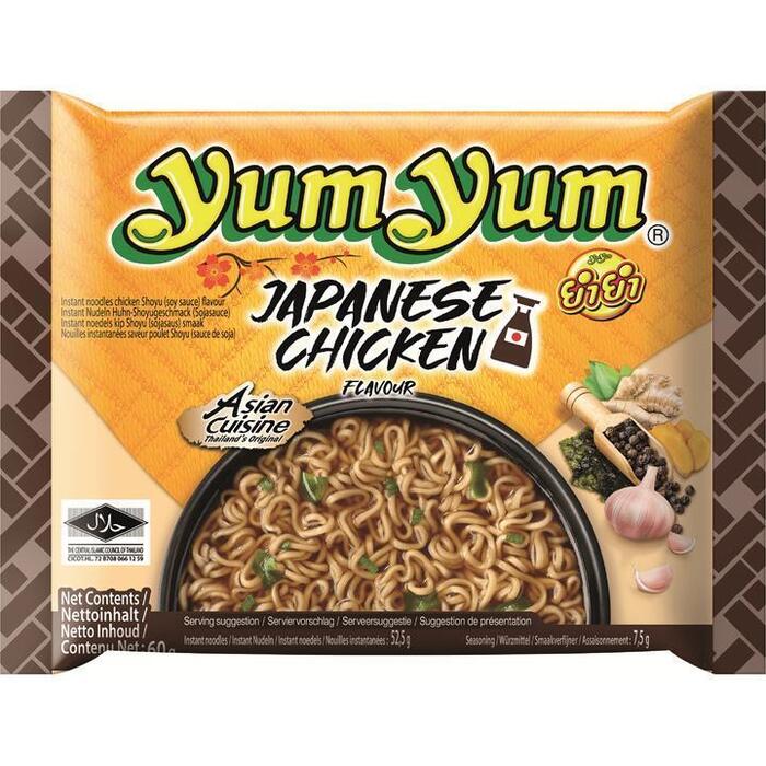 Yum Yum Japanese chicken pakje instant noedels (60g)
