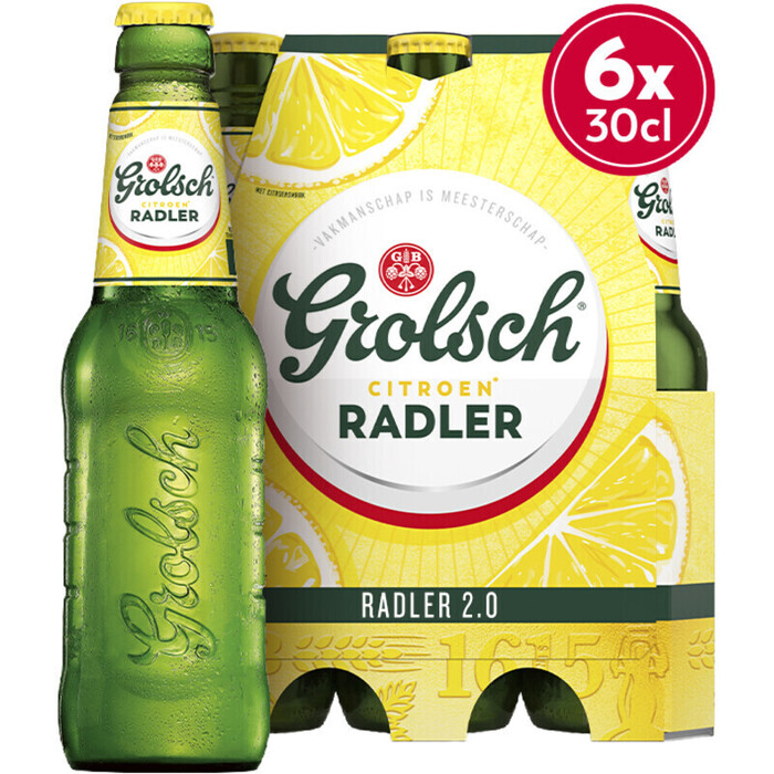 Radler Citroen (Fles, 6 × 30cl)