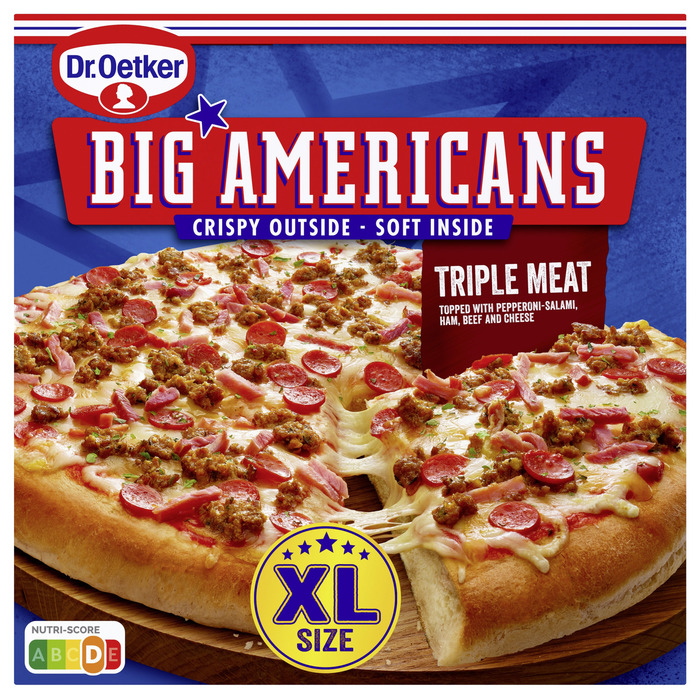 Dr. Oetker Big Americans Triple Meat XL Size 565g (565g)