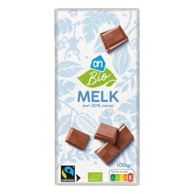 Biologische Melk Chocolade (wikkel, 100g)