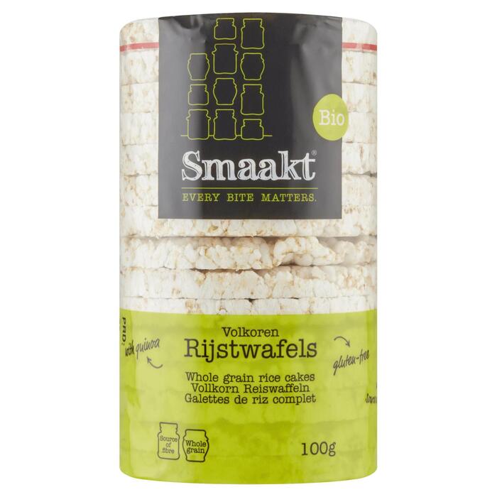 Biologische Rijstwafels gezouten (Zak, 100g)
