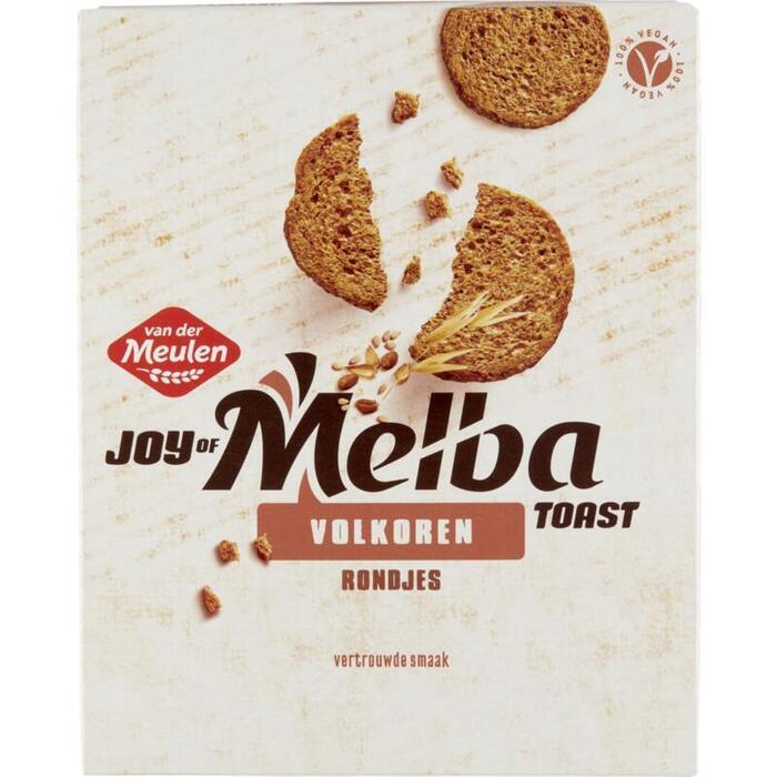 Van der Meulen Melba toast volkoren rondje (90g)
