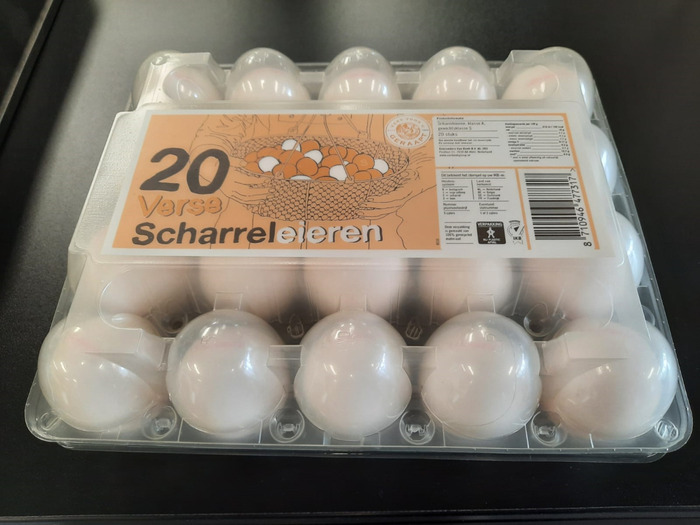 Bruine scharreleieren (20 stuks)