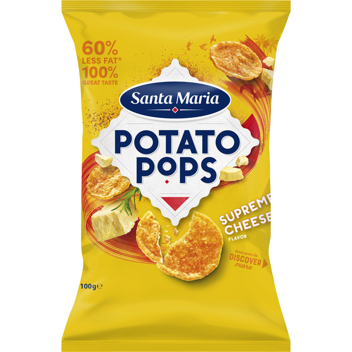 Santa Maria Potato pops supréme cheese (100g)