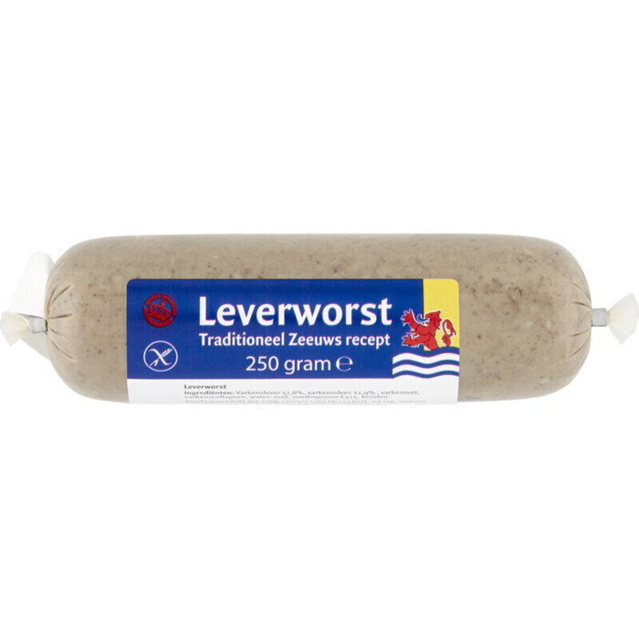 Wilthagen Zeeuwsche leverworst 250 gram (250g)