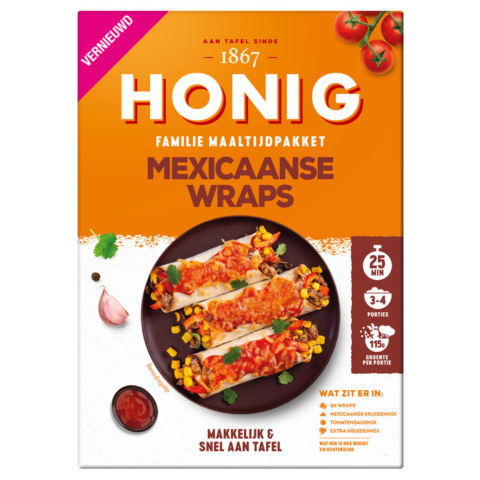 Honig Mexicaanse Wraps 265g (437g)