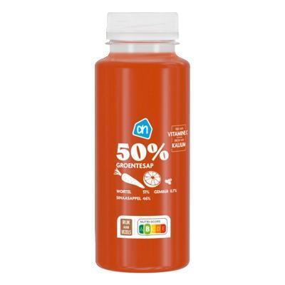 AH 50% Groentesap wortel sinaas gember (250ml)