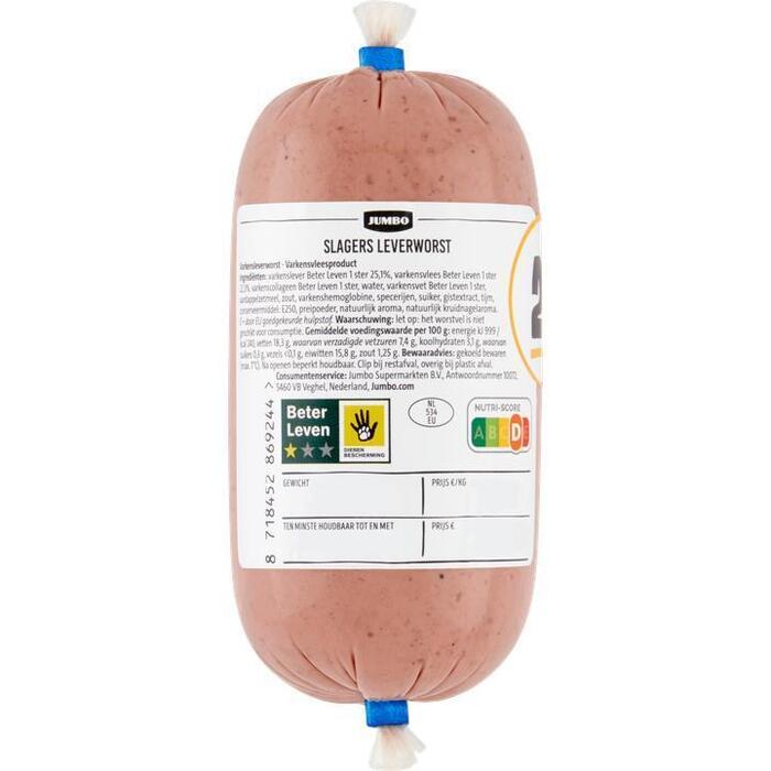 Jumbo Slagers Leverworst 225 g (225g)