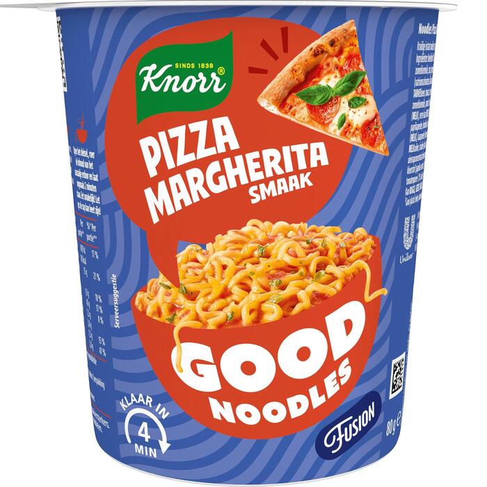 Knorr Good Noodles Fusion Pizza Margarita 80g (Kuipje, 80g)