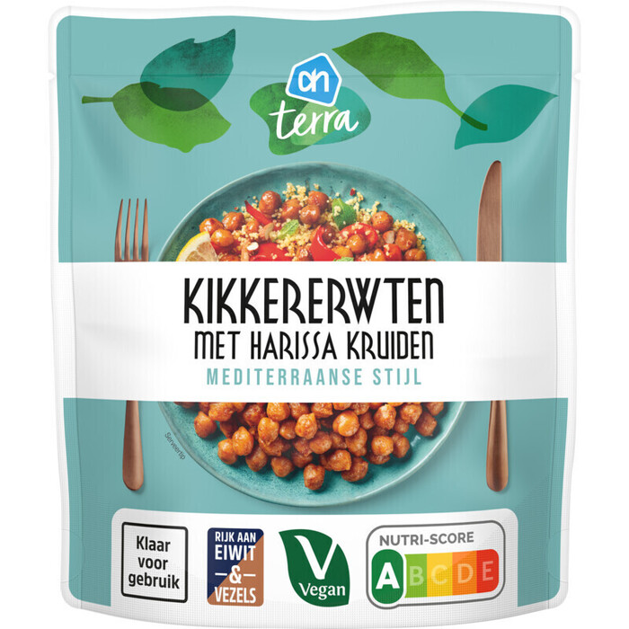 AH Terra Plantaardig kikkererwten met harissa (200g)