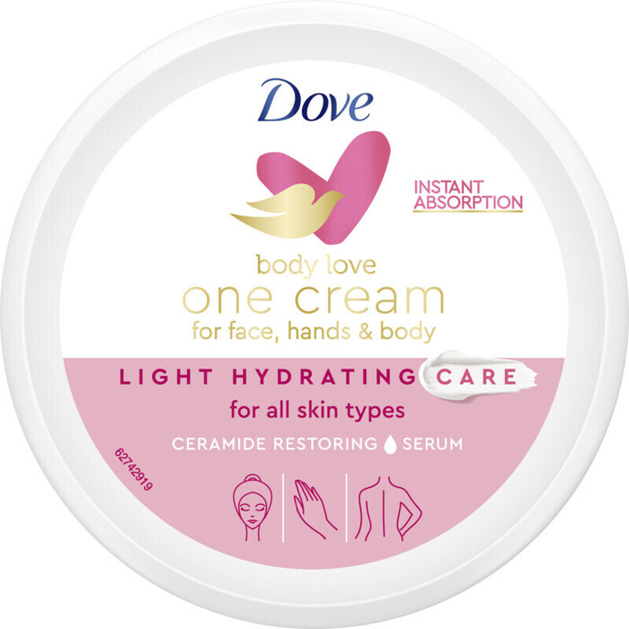 Dove Total Moisture Light Hydration Cream 250ml (250ml)