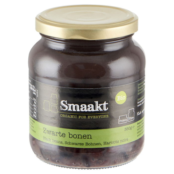 Zwarte bonen (pot, 350g)