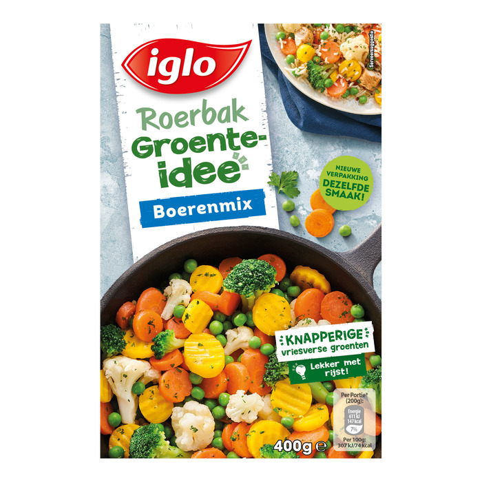 Boerenmix met peterselie & gele wortel (Doos, 400g)