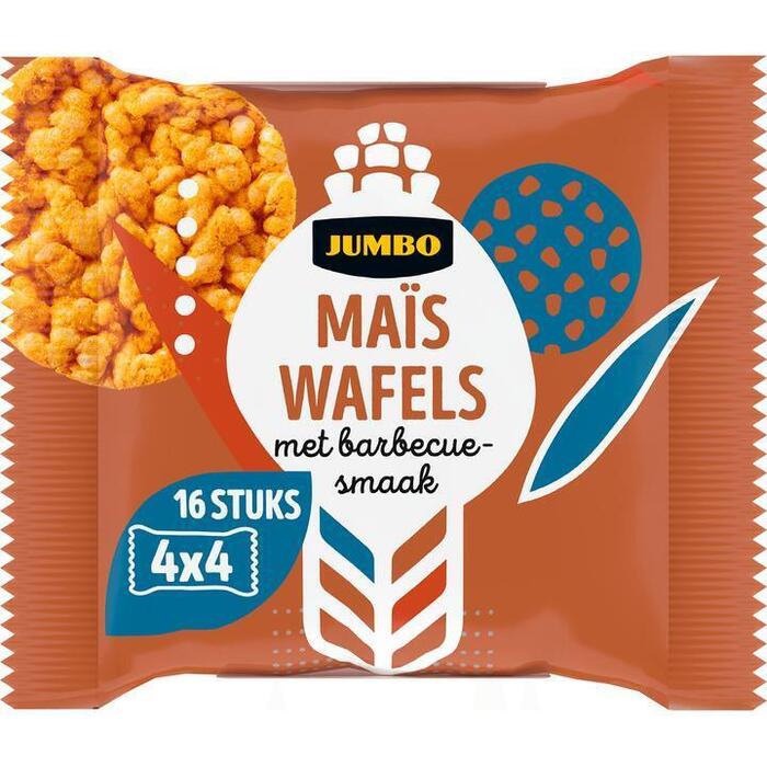 Jumbo BBQ Maïswafel Snack 4 Stuks (4 × 30.8g)