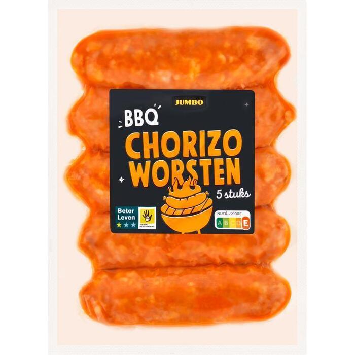 Jumbo BBQ Chorizo Worsten 5 Stuks (5 × 80g)