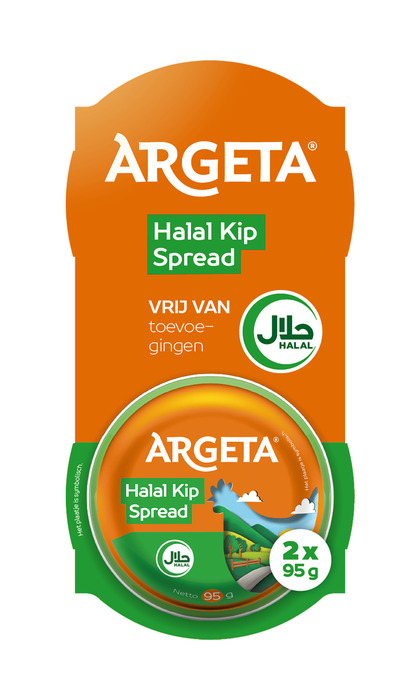 Argeta spread kip halal 2-pack (2 × 95g)