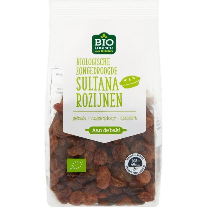 Jumbo Zongedroogde Sultana Rozijnen Biologisch 250g (250g)