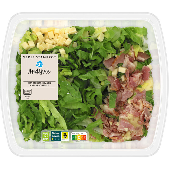 Stampot Andijvie (bak, 500g)