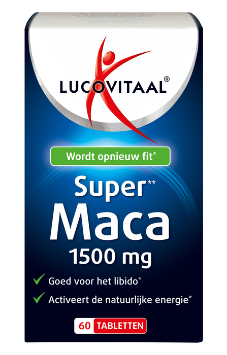 Lucovitaal Super maca 1500mg (60 × 0.67g)
