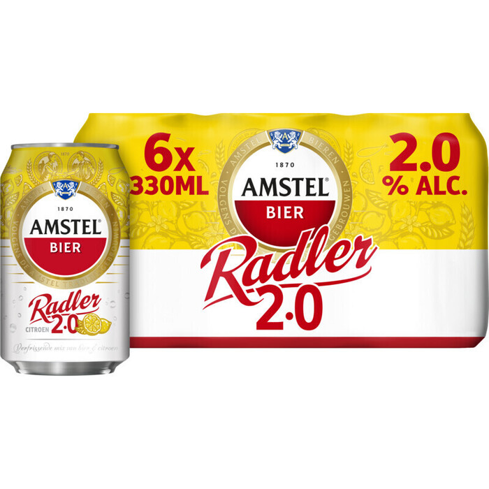 Amstel Bier Radler Citroen Blik 33 cl (6 × 33cl)