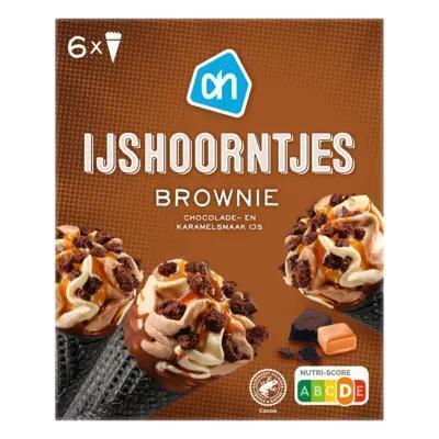 AH IJshoorntjes brownie (6 × 70g)