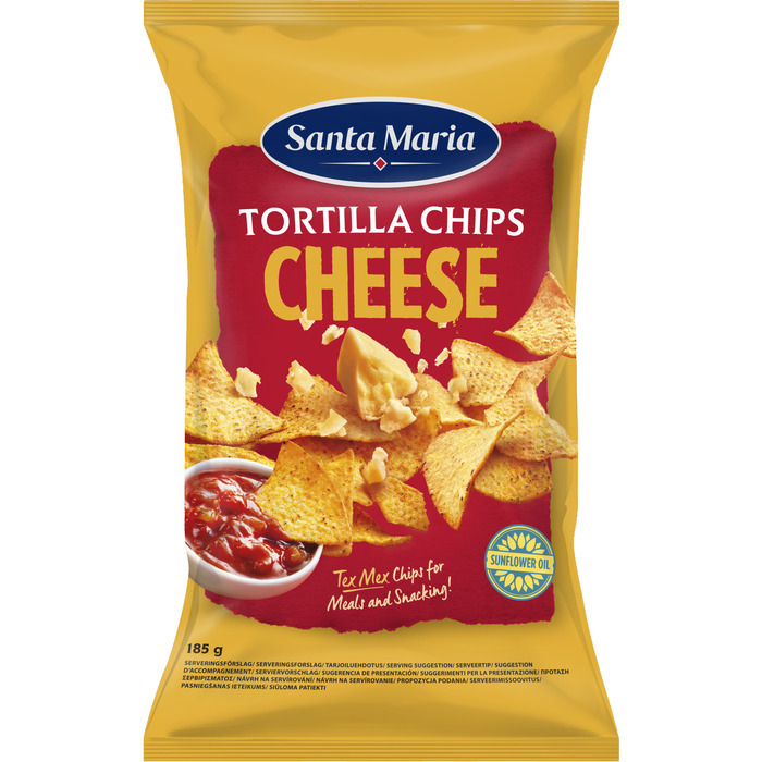 Tortilla chips cheese (185g)