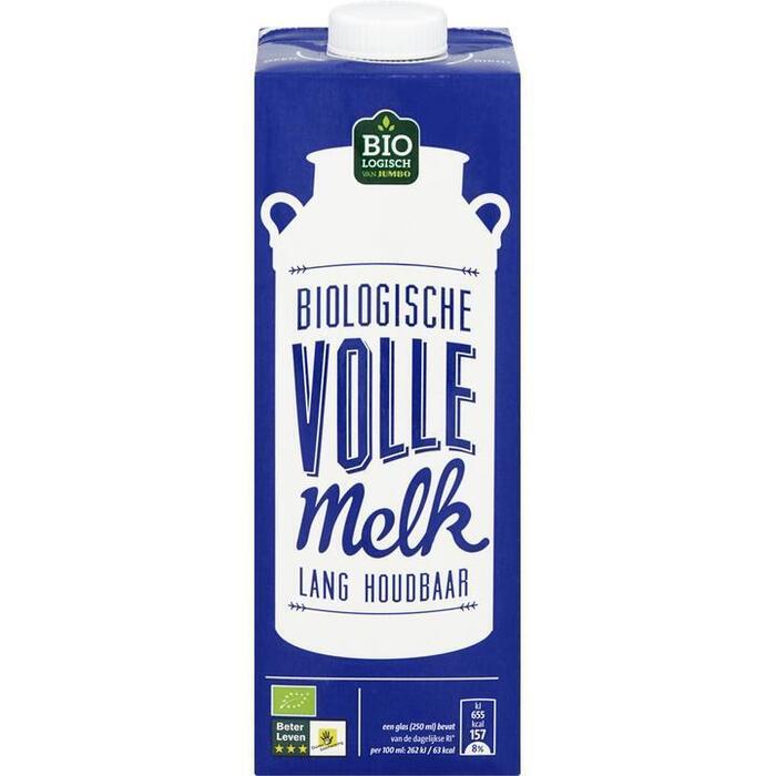 Biologische Volle Melk lang houdbaar (pak, 1) (1L)