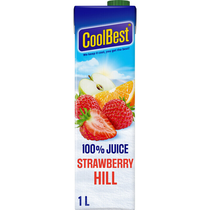 Coolbest Strawberry sap (Pak, 1L)