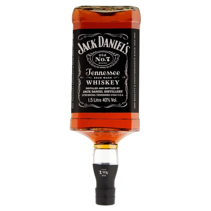 Jack Daniel's Tennessee Whiskey 150cl (Fles, 1.5L)