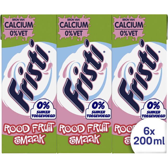 Rood Fruit Geen Suiker Toegevoegd (Set, 6 × 200ml)