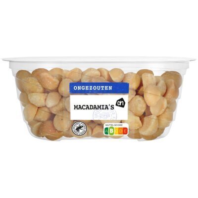 AH Ongezouten macadamia's geroosterd (140g)