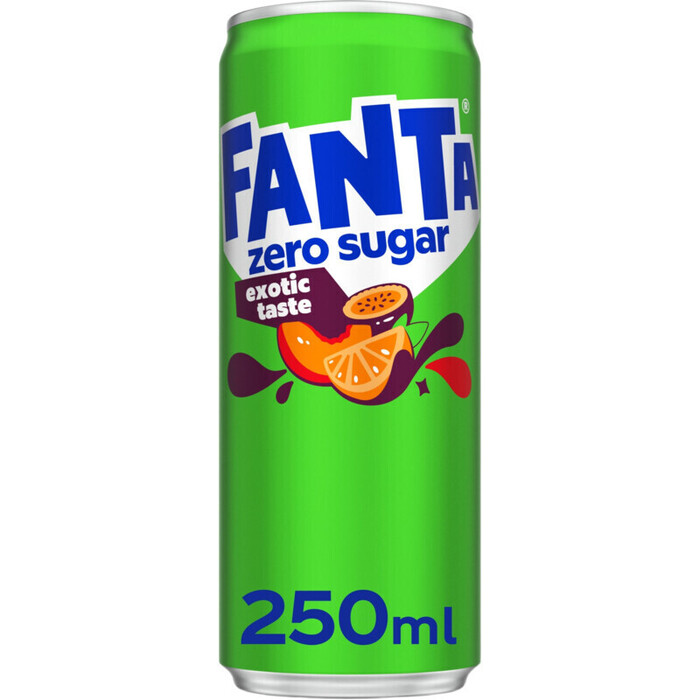 Fanta Exotic No Sugar 250 ml (250ml)