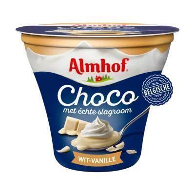 Almhof Choco met slagroom Wit-Vanille 180 g (180g)