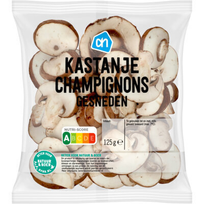 Gesneden Kastanjechampignons (bak, 125g)