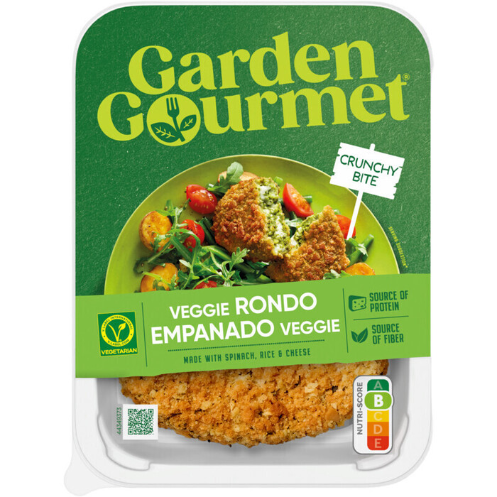 Garden Gourmet Spinazie kaas rondo (2 × 90g)