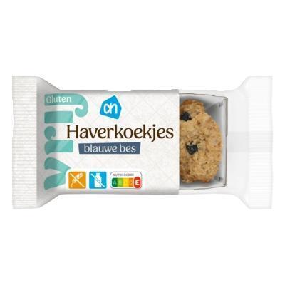 AH Glutenvrij Haverkoekjes bosbes (45g)