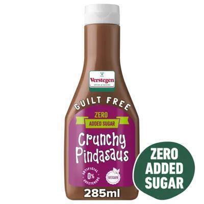 Verstegen Crunchy pindasaus zero added sugar (285ml)