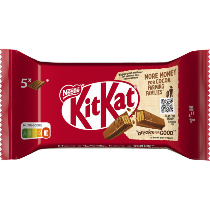 Kitkat chocolade multi pack (Stuk, 5 × 41.5g)