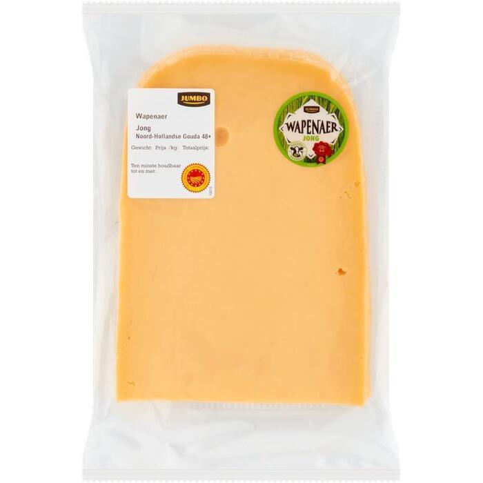 Jumbo Wapenaer Gesneden Noord Hollandse Kaas 48+ ca. 230g (225g)