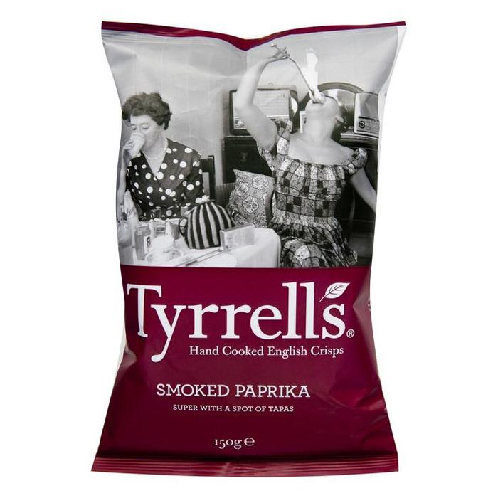 Tyrrells Aardappel Chips SMOKED PAPRIKA 150 g zak (150g)