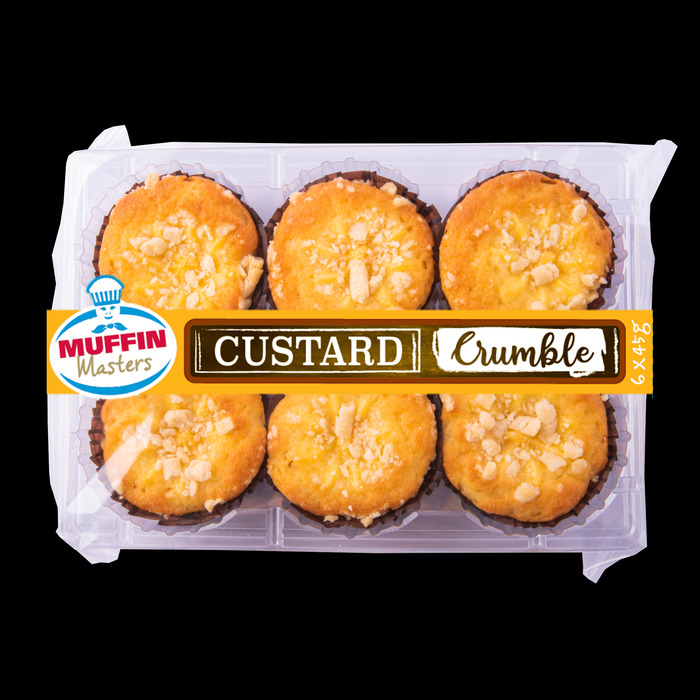 Muffin custard crumble (6 × 45g)