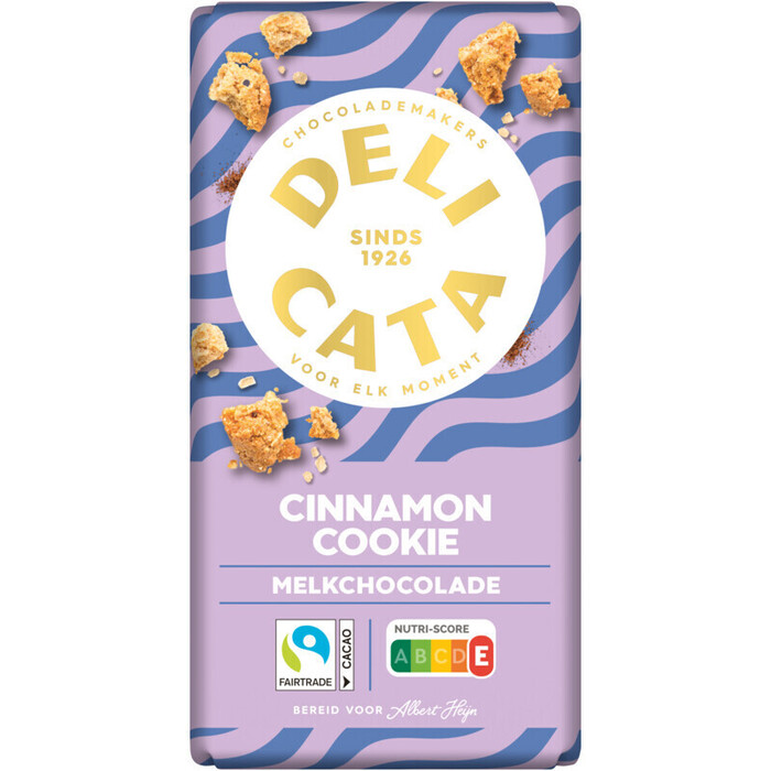 Delicata Reep melk cinnamon (150g)